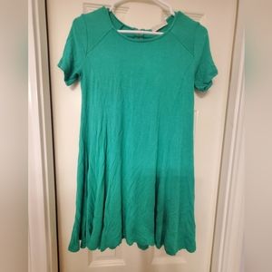 Altar'd State Green T-Shirt Dress